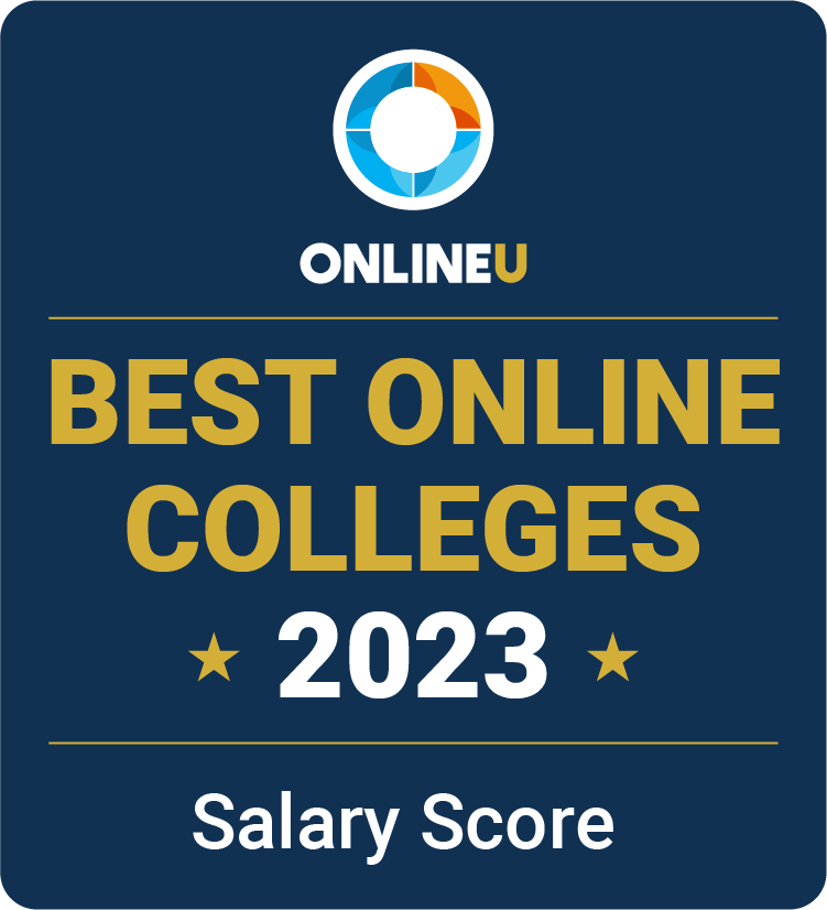 OnlineU Best Online Colleges 2023 Salary Score