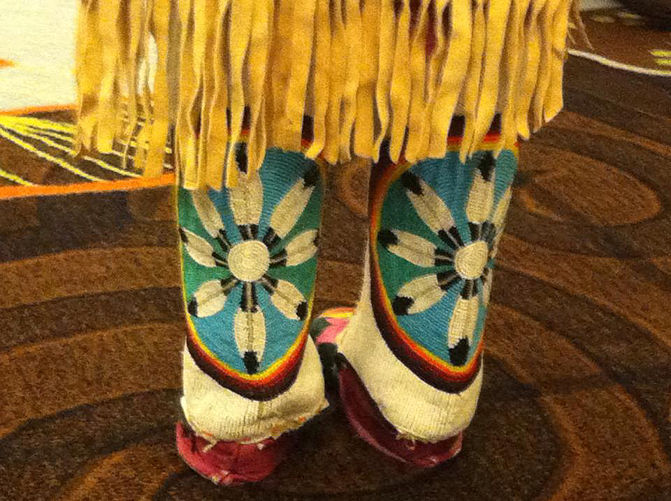Indigenous Footwear from the Great Basin Tribes, Reno, Nevada (Photo: Wendy Helgemo). 
