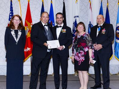 James Miller at NMIF awards ceremony 