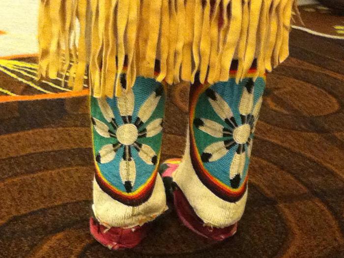 Indigenous Footwear from the Great Basin Tribes, Reno, Nevada (Photo: Wendy Helgemo).