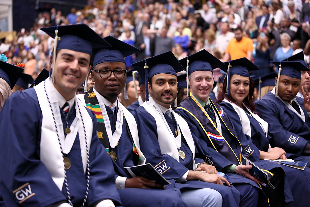 Students at 2018 graduation