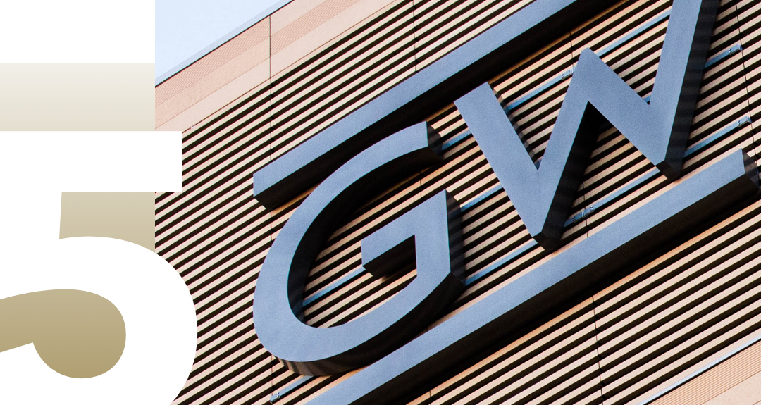 5 GW locations to study, number 5 with GW logo on building