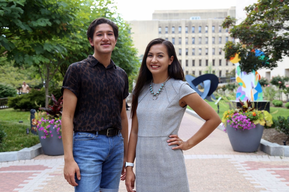 2 NAPLP students who interned on Capitol Hill this summer