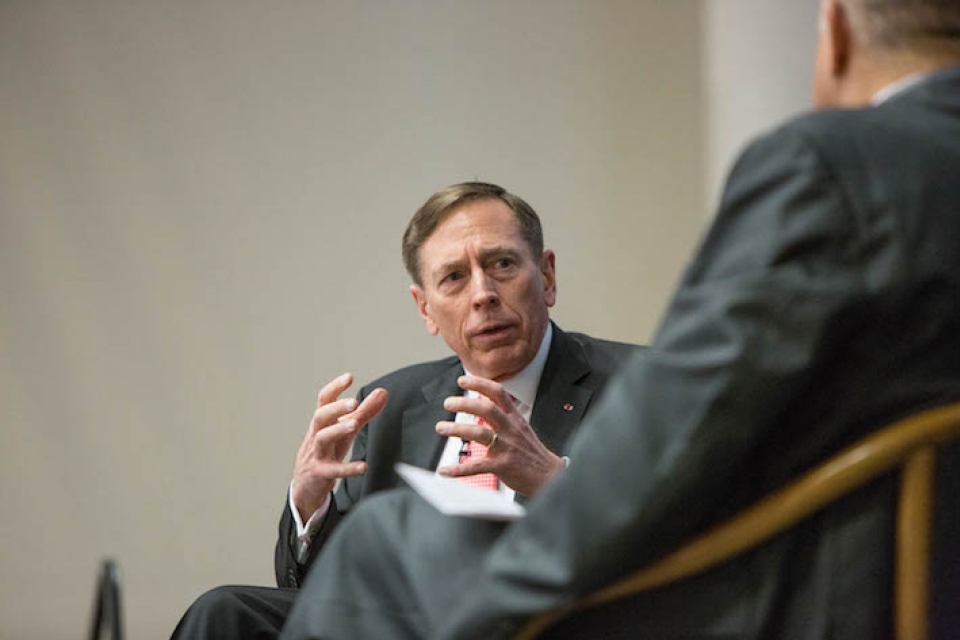 Cyberspace cannot be uncontested space for the enemy, former CIA Director David Petraeus said at last week's DCOI annual summit.
