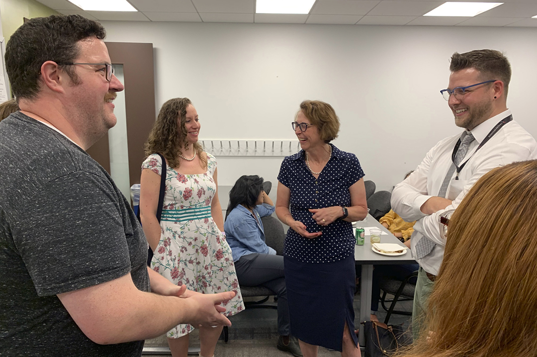 SUP new student orientation student group with new PD