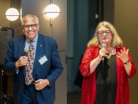 Jim Robinson and Dr. Natalie K. Houghtby-Haddon