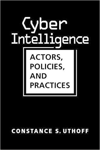 Book cover Cyber Intelligence by Constance S. Uthoff