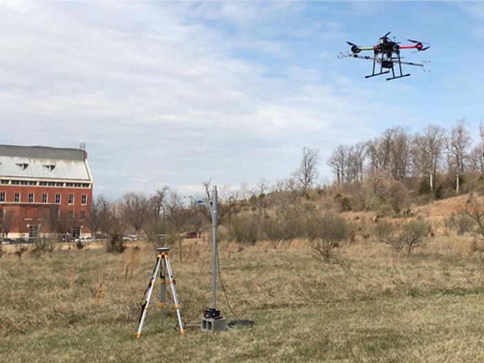 UAS in flight at VSTC