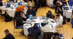 Cyber BPS students at VA competition