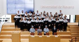 Group of University of Navarra graduates 