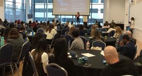 Angela Ayres at Pi Sigma Conference